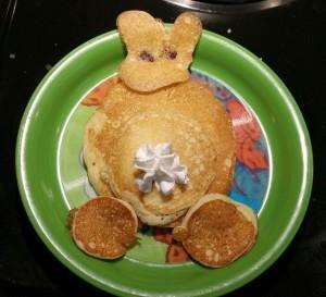 bunny pancakes