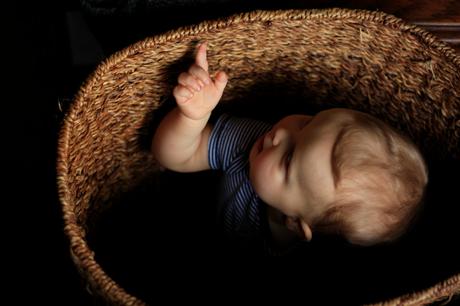 Baby in a Basket | www.eccentricowl.com