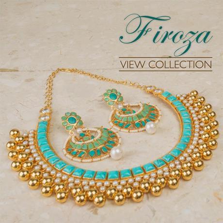 Amrapali Brings Firoza Collection - Shop Jewelleries with Touch of Turquoise Starting From Rs.3,800 Onwards