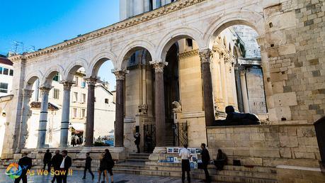 Ruins of Diocletian's Palace in Split