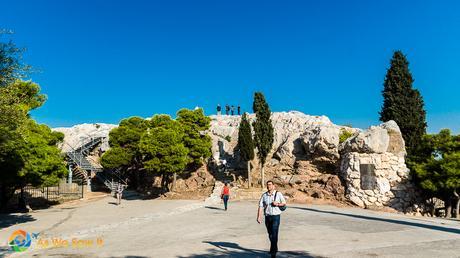 Mars Hill, on the acropolis