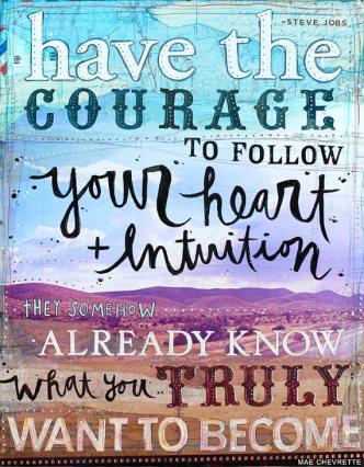 Heart and Intuition by Mae Chevrette via Pinterest