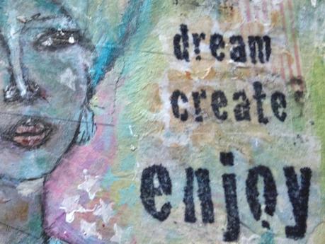 Dream, Create, Enjoy - Art Journal Video process