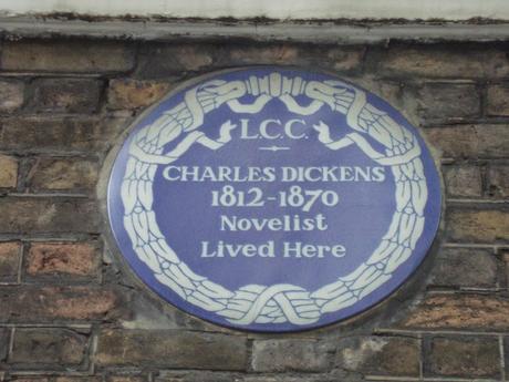 #London Plaque Tiddlywinks No.7: Charles Dickens