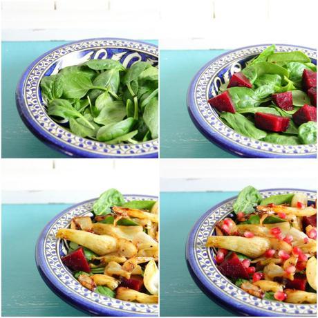 Warm Fennel & Pomegranate Salad | The Tofu Diaries
