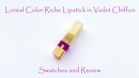 Loreal Color Riche Lipstick in Violet Chiffon