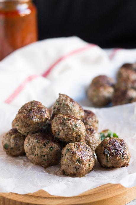 Freezer Friendly Italian Meatballs