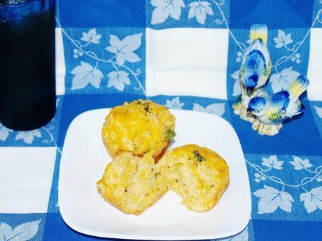 Broccoli and Cheese Muffin