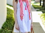 Pink Tassel Scarf