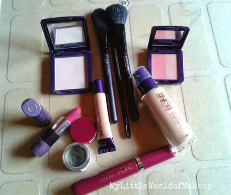 One brand make up look with Oriflame's - The One Make up Collection