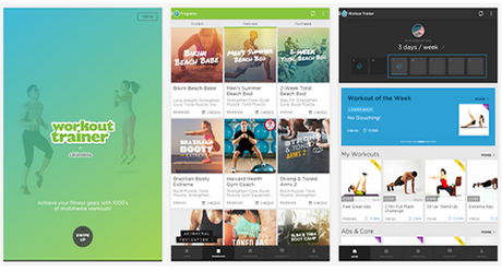 Workout Trainer android app