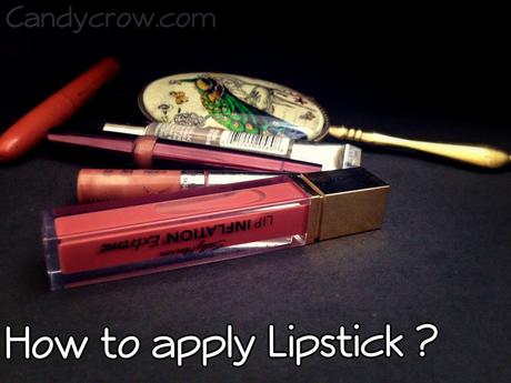 How to apply Lipstick (with photos) ?