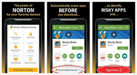 Norton Security and Antivirus android app