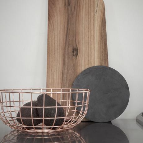 Elegant copper wire storage bowl