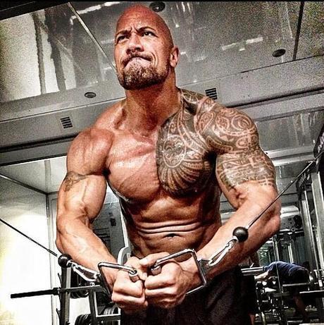 Dwayne 'The Rock' Johnson trains for his movie Hercules