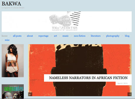 bookshy on Bakwa: Nameless Narrators in African Fiction