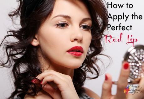 How to Apply the Perfect Red Lip and More Weekend Reading: 11 April 2015 how to apply red lipstick