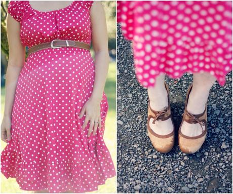 Pink polka-dots and a headscarf | www.eccentricowl.com