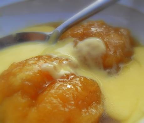 Golden Syrup Dumplings with Custard