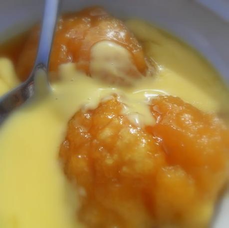 Golden Syrup Dumplings with Custard