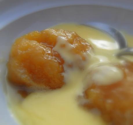 Golden Syrup Dumplings with Custard