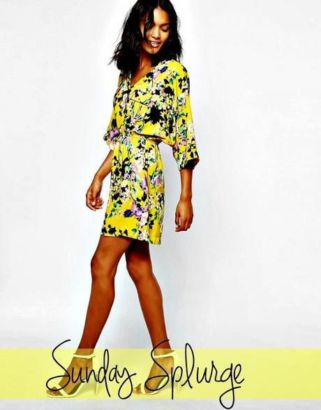 Sunday Splurge, Spring Outfits, Boston Fashion, Boston Fashion Blog, Boston Blogger, Shopping, Online Shopping, Yellow Dresses, Spring 2015 Trends, How To Wear Yellow, Kimono Dresses, Kimonos