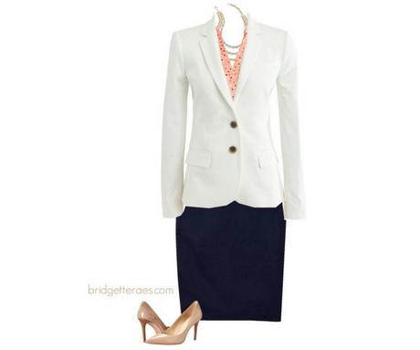 How to Wear a White Blazer to Work