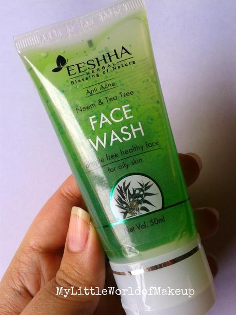 Eeshha Herbals Anti Acne Face Wash with Neem & Tea Tree Review