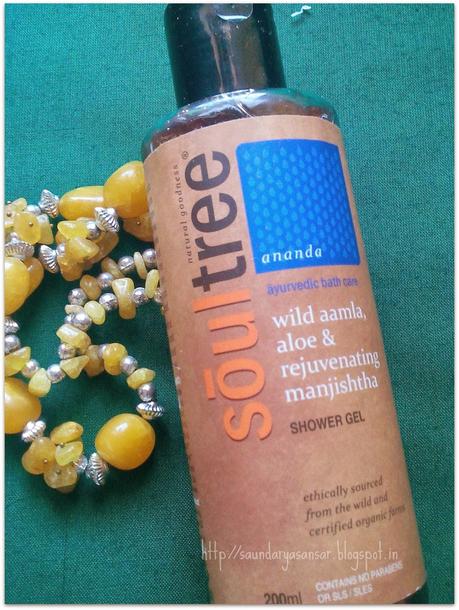 Soultree Wild Amla, Aloe & Rejuvenating manjishtha Shower Gel