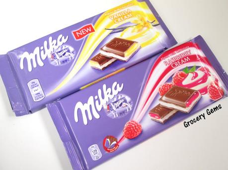 Review: Milka Vanilla Cream & Milka Raspberry Cream (Poland)