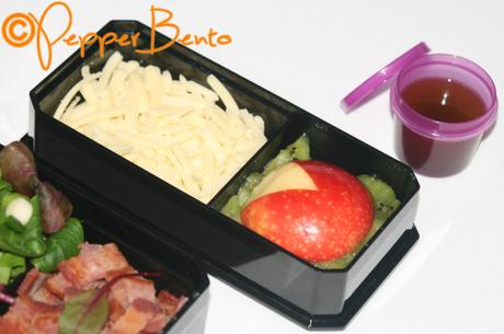 Cheese & Bacon Salad Bento Box Dessert