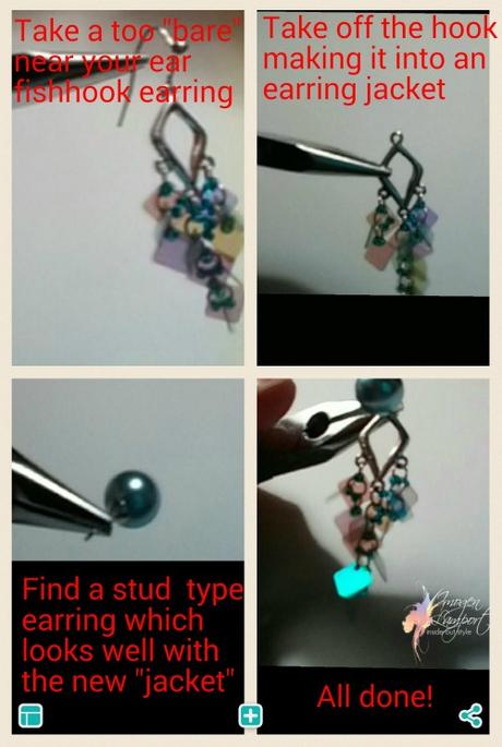 changing a hook earring to a stud