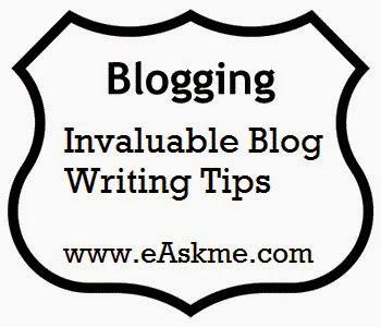 Invaluable Blog Writing Tips : eAskme Invaluable Blog Writing Tips : eAskme