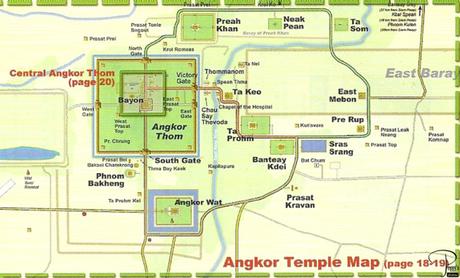 Angkor Temple Map