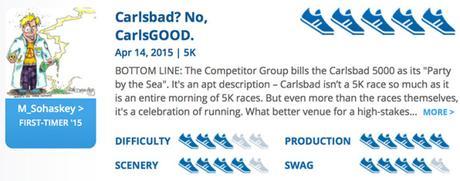 Mike Sohaskey - RaceRaves review of Carlsbad 5000