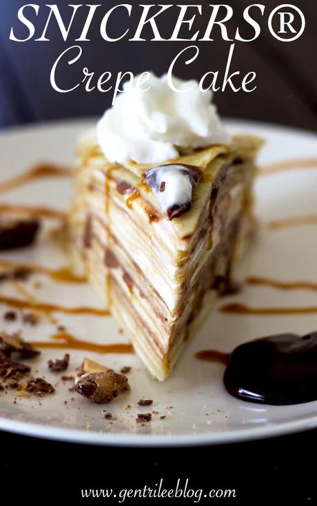 SNICKERS® Crepe Cake // Recipe