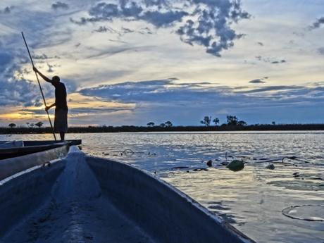 Views from My Mokoro in the Okavango Delta, Botswana