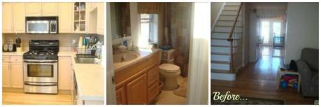 before renovation and home staging in Elmont NY