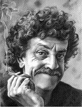 Kurt Vonnegut by cloudsfall