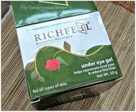 Richfeel Under Eye Gel for your tired eyes