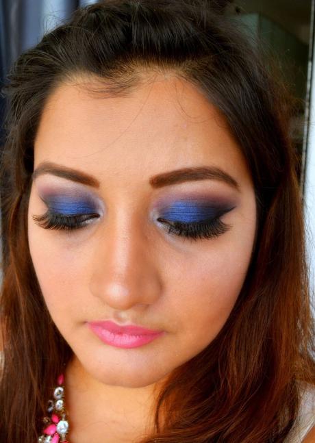 easy blue smokey eyes