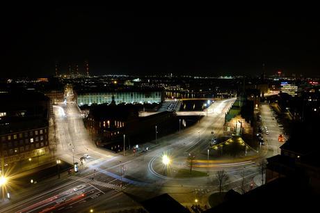 Copenhagen at night. 16mm lens, 17 sec at F11.0