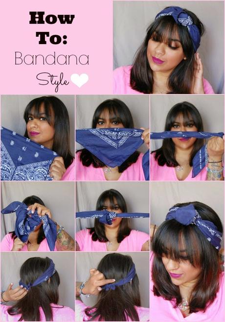 Bandana Style | Hair Tutorial - Paperblog