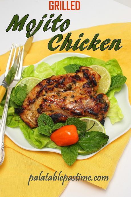 Grilled Mojito Chicken Grilled Mojito Chicken