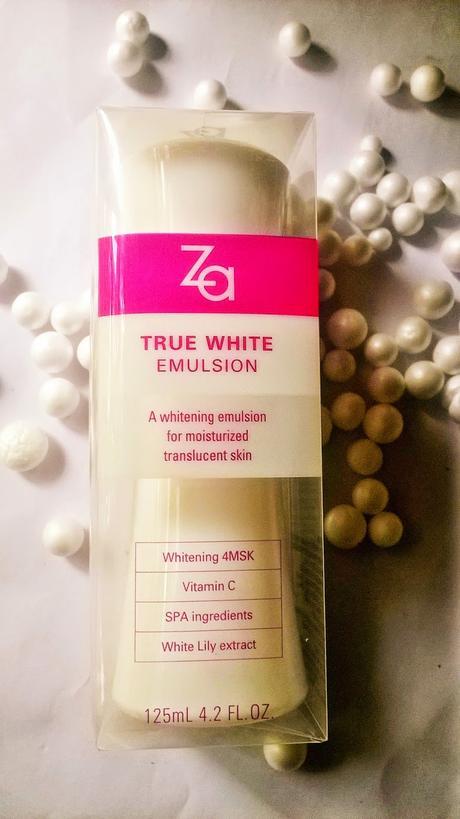 Za True White Emulsion Review
