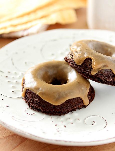 Baileys Salted Caramel and Espresso Baked Doughnuts