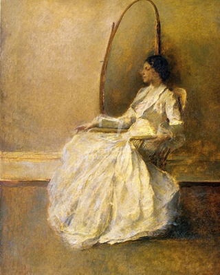 Lady-in-white-(no.-1)_painter-thomas-wilmer-dewing-420x525