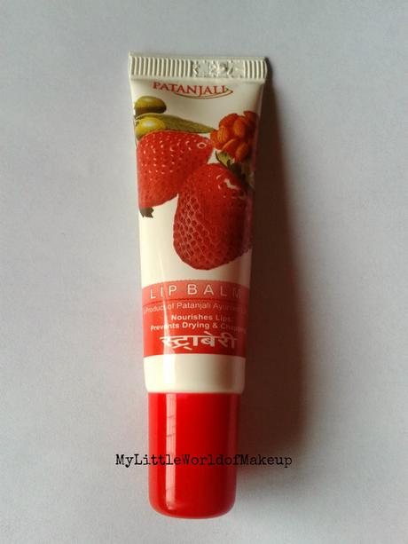 Patanjali Lip Balm in Strawberry Review