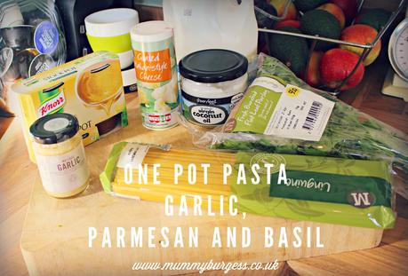 Garlic, Parmesan and Basil One Pot Pasta