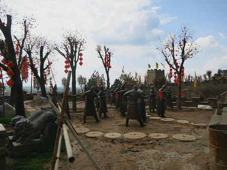 Village Warriors and Lanterns Xian  Mint Mocha Musings